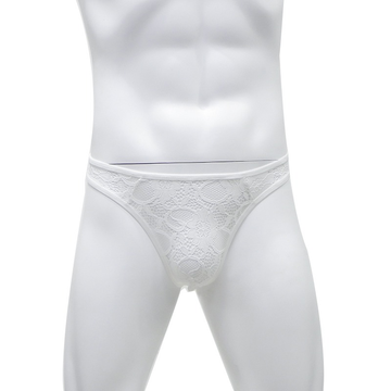 Men's Sexy Lace T-Back Panties / Male See-Through Thong / Erotic Underwear for Men - EVE's SECRETS